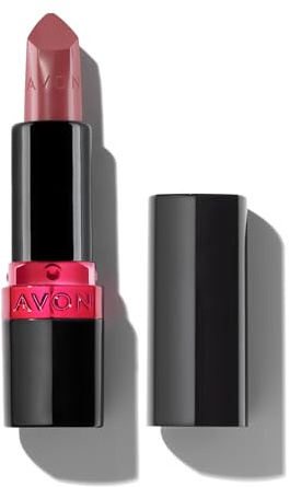 Avon Ultra Creamy Satin-finish Lipstick Blush Nude with Vitamin E, Avocado Oil and Jojoba Oil for a Creamy and Comfy Feel, Rich Colour and Full Coverage, Cruelty Free