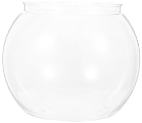 BESPORTBLE transparentes Aquarium Fischglasvase Fischschalen für Goldfische mehrere Aquariumheizung Netz aquarien aquaterrarium Mikrolandschafts-Fischglas Plastikfischglas das Haustier