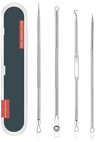 Blackhead Remover Comedone Squeezer Set, Blackhead Remover for Whitehead Acne on the Nose, Face, Blemishes