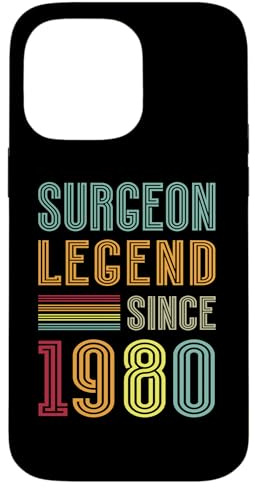 Surgery Legend 1980 46 Years Scalpel 46th Birthday Surgeon Case for iPhone 14 Pro Max