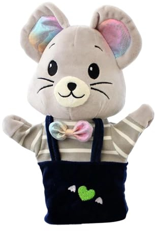 Marionetta a Forma di Topo, Guanto da Lotta per Gatti, per Giocare con i Peluche e raccontare storie per la Scuola