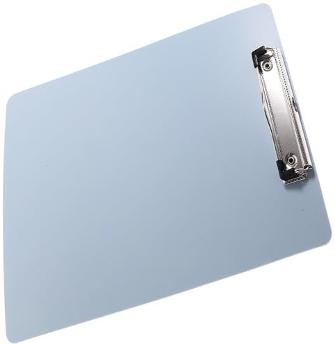 BESTonZON Presse-Papiers Multifonction A4 en Plastique Rigide Couleur Bleu Clair Planche à Dessin Légère et Portable pour Bureau École et Loisirs Créatifs Dossier de Fichiers Pratique et