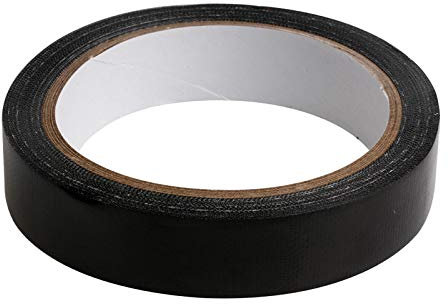 Kanitry New Duct Gaffa Gaffer Waterproof Self Adhesive Repair Bookbinding Cloth Tape (Black)
