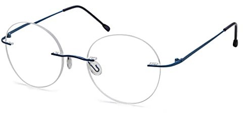 Eyekepper Große Rahmenlose Lesebrille - Runde Randlose Lesehilfe für Damen und Herren