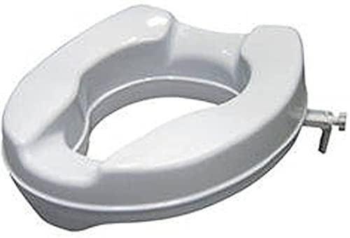 W.w.o. 1003 – Sedile WC regolabile, rialzo, altezza 10 cm, bianco, unisex