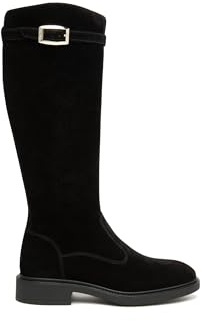 Nero Giardini I514715D Stivali Donna in Suede - Nero 37 EU