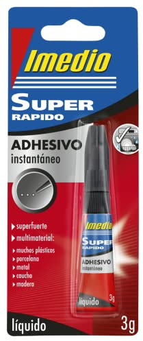 IMEDIO Super Rapido Adhesivo Instantáneo Líquido, 3g