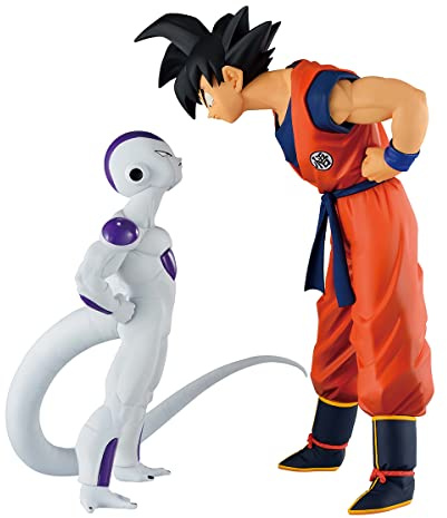 BANDAI Spirits Ichibansho, Dragon Ball Z, Figura de acción Coleccionable de Son Goku y Frieza en la Batalla de Bolas en el Planeta Namek