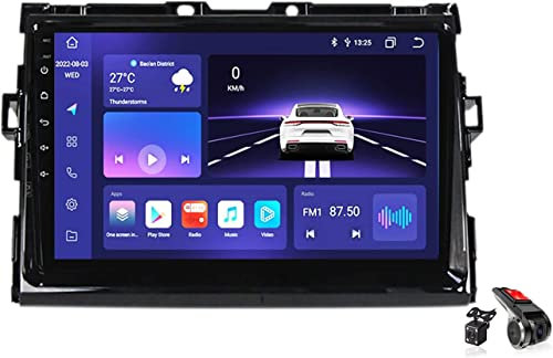 MLXABHG Android 12.0 Radio Doppio DIN Navigatore Satellitare per Auto per T-oyota Estima 2006-2012 Navigazione GPS unità Principale MP5 Lettore Video Multimediale Ricevitore FM BT con 4G 5G WiFi