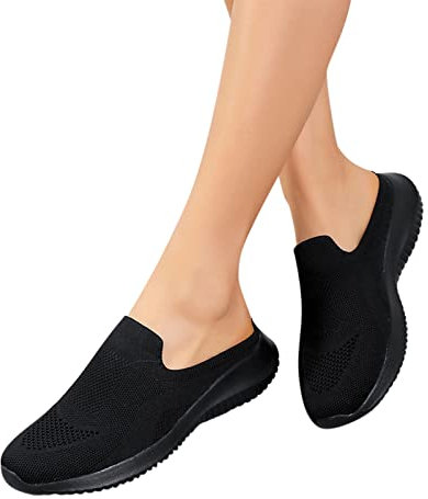 Damen Orthopädische Hausschuhe Mesh Turnschuhe Hinten Offen Luftkissen Sandals Mesh Orthoback Schuhe Orthopedic Frühling Schuhe Vintage Arbeitsschuhe Frühling Sneaker Für Jogging Walking