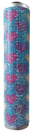 Fendawn Strive Giocattoli caleidoscopio nostalgici fatti a mano caleidoscopio scena reale per bambini adulti, multicolore diamante stile