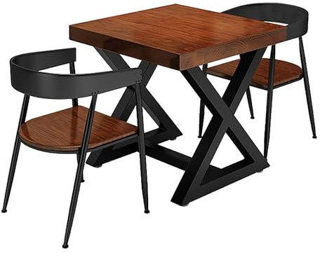 Büroempfang Konferenzraum Couchtisch, Verhandlungstisch, Besprechungstisch aus Massivholz, 3/5-teiliges Esstischset für 2-4 Personen, für Küche, Esszimmer