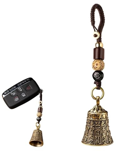 Laute Bärenglocke | Dekorative Vintage-Messingglocke | Multifunktionale Glocke für Hochzeitsveranstaltungen Dekoration | Kuhglocke für Outdoor-Wandern, Meditation und Yoga