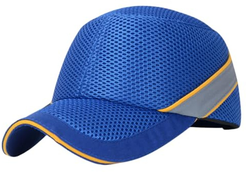 Gorra de béisbol, casco de seguridad anticolisión, casco de seguridad ajustable transpirable para el trabajo, fábrica, tienda, protección de cabeza