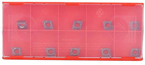 Tissting CCMT060204 VP15TF Hartmetall Wendeschneidplatte, Drehmeißel mit Carbide Insert für CNC-Bearbeitung von Stahl und Gusseisen