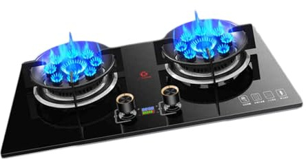 Gas Cooker,Campervan Cooktops,180-Degree Precision Knob Design,5.2KW Rated Power,for Student Accommodation Caravans Balcony(PG)