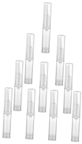 FIXOSHEE 10 pièces Flacons Distributeurs Cosmétiques Sous Vide Bouteilles Airless pour Sérum Yeux Étanches et Compactes pour Voyage et Usage Quotidien