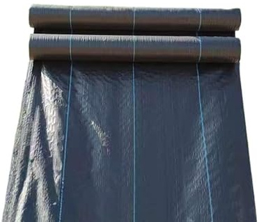 JKODE Tela Protectora Premium contra malezas: 60 cm/100 cm/120 cm de Ancho, Cobertura del Suelo for huertos y Jardines, 10 m-200 m de Largo.(0.6mx20m)