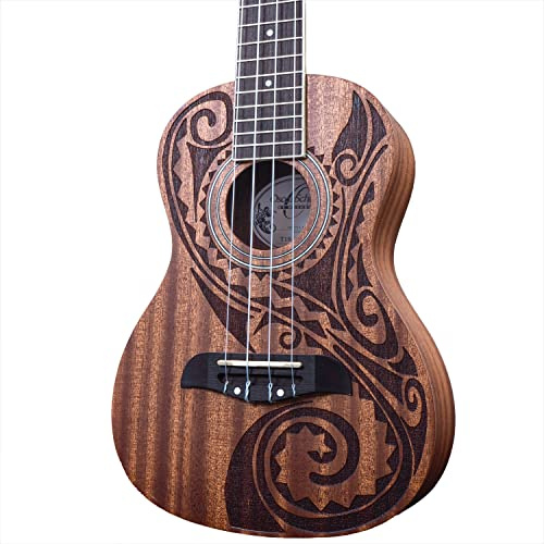 Oscar Schmidt OU2TAT-A Concert Ukulele. Natural Mahogany Maori