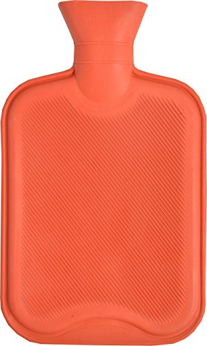 Vagabond Bags côtelé Bouteille d'eau chaude, 2 litre, Rouge