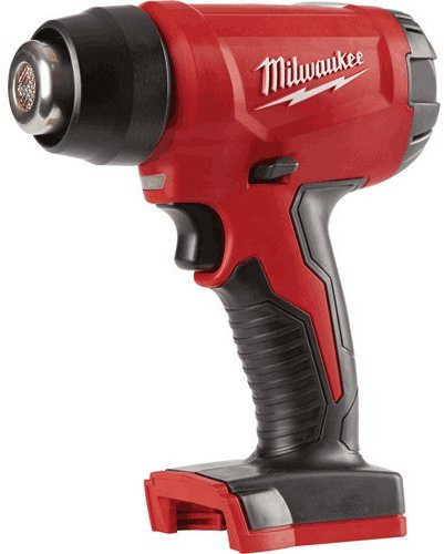 Milwaukee M18 Compact Heat Gun - 324W, 18V, Red, Barrel Style, Battery Powered, Hot Glue Gun