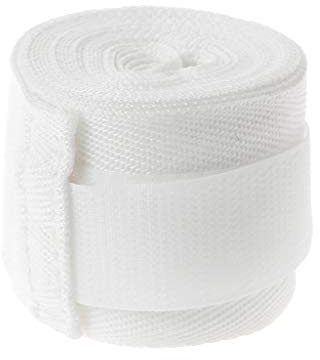 ruiruiNIE 2,5 m Baumwollbandage Boxing Wrist Bandage Hand Wrap Combat Protect Boxing Kickboxen Muay Thai Handwraps Trainingshandschuhe Baumwollboxing Bandage weiß