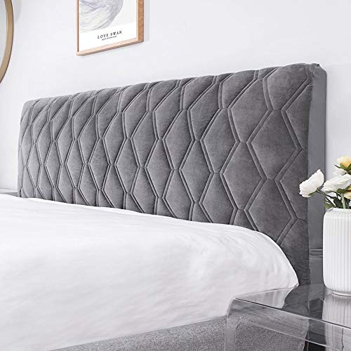 Uyeoco Bett Kopfteil Abdeckung Für Full Twin Queen King, Staubdichte Bezug Bett Zurück Schutz Verdickt All-Inclusive Kopfteil Husse