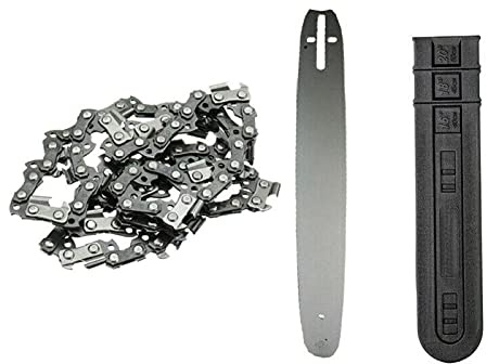 18 Chainsaw Guide Bar & Chain & Bar Cover 0.325'' Pitch .058 Gauge 72 Drive Links (18'' 0.325'' .058 Gauge 72DL)