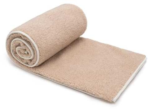 Best Wool Merino Wolldecke Schurwolle 180x200 cm - Kuscheldecke aus 100% Merino Schafwolle - Groß und Flauschige Decke Wolle - Gewicht 500g/m2 - Atmungsaktives Material