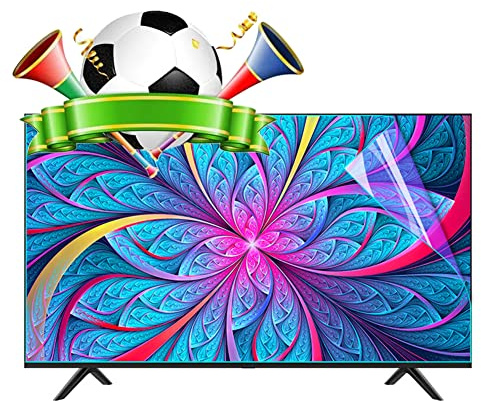AIZYR Anti-Blue Light Filter for 75-85 Monitor, Anti Glare LCD Display Protector Film, Blocks Blue Light 380 to 495 nm, Fits LCD, TV and PC, Curved Screen,82inch 1831x1049mm