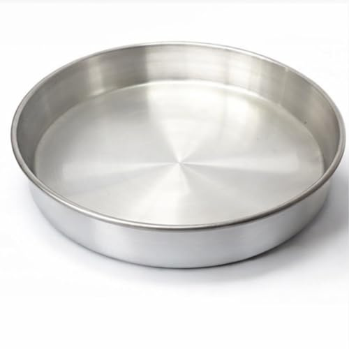 Non-Stick Heavy Duty Aluminium Pizza Baking Tray - 2 Inch Deep Design for Larger Pizzas and Deeper Crusts - Available in 8,9,10,12,14 and 16-Inch Sizes to Fit Any Oven (9inch)