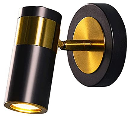 Foco LED, Apliques de luz para Dormitorio E27 con articulación giratoria, lámparas murales Decorativas, Luces de Lectura para Stands de exposición, pasillos