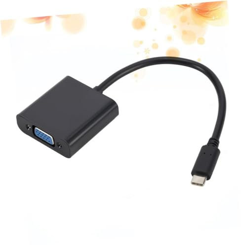 HOMSFOU Adaptador Tipo c Vga Cable Convertidor USB-c Vga Adaptador Proyector y Monitor De HD