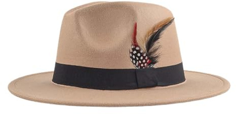 Bastwahl Herren Damen Trachtenmode Trachtenhut - Traditioneller Erwachsene Trachten Hut Retro Kostüm Volksfest Fedora-Hut Elegant Oktoberfest Trachtenhüte Party Accessoire
