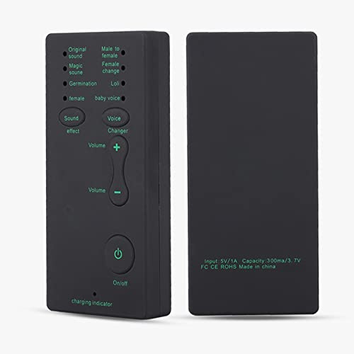 SUNGOOYUE Carte Son en Direct de Haute qualité 300-MAH / 3,7-V Mobile, Réduction du Bruit Carte Son Externe, adapté à la Rivière Live, Noir