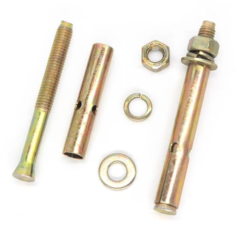 Tassello Ancorante Vite di espansione Bullone Manicotto ancoraggio Ancoraggio for calcestruzzo interno Striscia decelerazione del cono estensione(5pcs,M8x70mm)