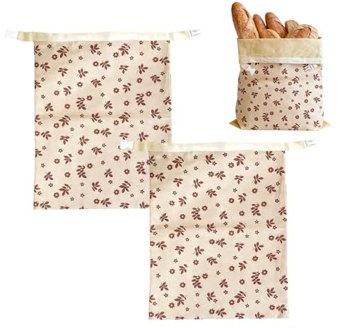 de pan de de reutilizable, de alimentos ecológica, para hornear masa natural, almacenamiento sostenible de cocina, bolsas de pan portátiles para panes caseros, adultos, familias