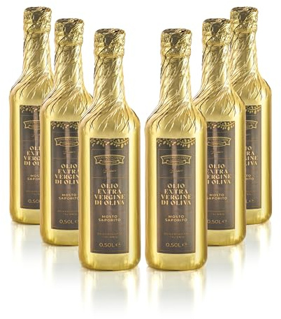 LORENZO COSTA FU EUGENIO Olio Extravergine di oliva italiano Cultivar | Olio di oliva extravergine | Olio estratto a freddo | 0,5 L