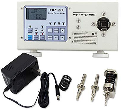 CGOLDENWALL Digital Torque Tester Screwdriver Wrench Measure Tester Digital Torque Tester Accessories Used for The Torque of Bottle Cap Electric Batch Wind Batch and Motor (HP-100)