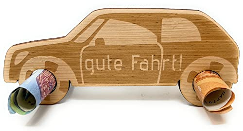 myZirbe Geschenk zum Führerschein · Tankgutschein · originelle Geldgeschenke Geschenke zum neuen Auto · Geschenke aus Zirbenholz · Führerschein Geschenk, Farbe:18 Jahre