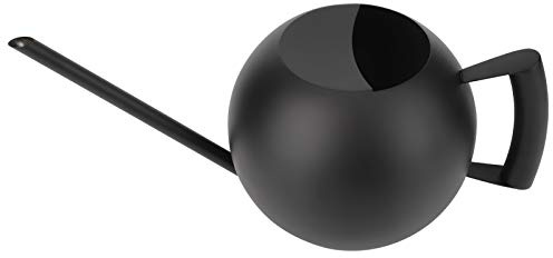 Gießkanne Klein Für Zimmerpflanzen 1L, Langer Auslauf Edelstahl Pflanzen-Gießkanne Klein, Schwarz Gießkanne Für Zimmerpflanzen, Perfekte Pflanzengießkanne Für Außen- Und Zimmerpflanzen