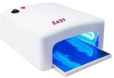 ALTÉAX EASY Lampada UV Professionale 36 Watt Bianco - Fornetto Asciuga-unghie UV Professionale Per Ricostruzione