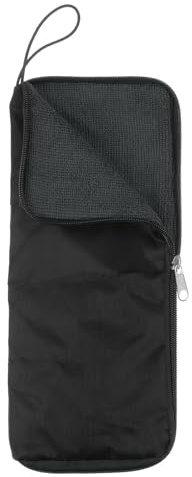 HARFINGTON Wet Umbrellas Bag 11x5 Superfine Fiber Reversible Umbrellas Sleeve Cover Portable Waterproof Case for Storage Carry Travel Home Outdoor, Grey
