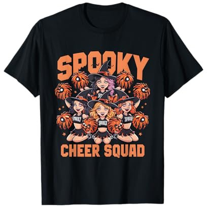 Cheerleading Kostüm für Halloween Cheerleader Cheer Squad T-Shirt