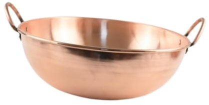 SiaBiced Cazuela de Cobre Resistente de 32 Cm para Preparar Deliciosos Platos
