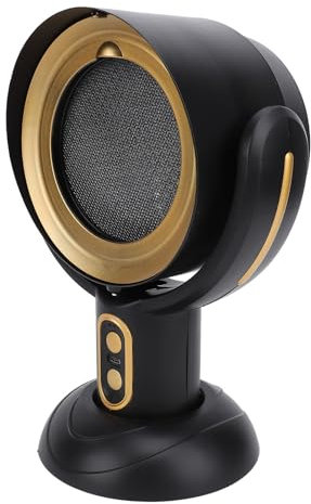 Cappa da Portatile, Cappa da da Tavolo con Ioni Negativi con 2 velocità del ventos, Ventola di Aspirazione per Cappa da Portatile con Filtri Rimovibili, (Gold)