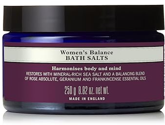 Neal's Yard Remedies Womens Balance Bath Salts, Salt Crystals with Essential Oil Blend for Women, Vegan & Cruelty-Free, 250g