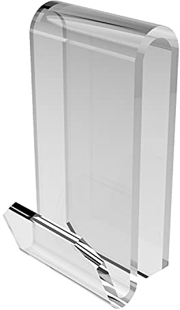 Agplex Crochet de serviettes pour porte de douche en verre acrylique transparent, convient à la cabine de douche avec épaisseur 26-30 mm, design durable et minimaliste