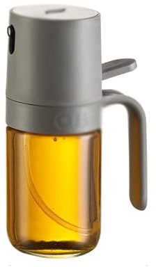 Botella rociadora de aceite para freidora de aire Pulverizador de aceite, botella pulverizadora de aceite, dispensador de aceite atomizador, olla, sartén de aire, cocina, hogar, pulverizador de vinagr