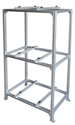 Soporte para Montaje del Aire acondicionadoSoporte de Suelo de Tres Niveles para Sistemas de Bomba de Calor de Aire Acondicionado minisplit, Soporte de Condensador de Alta Resistencia, Sopor